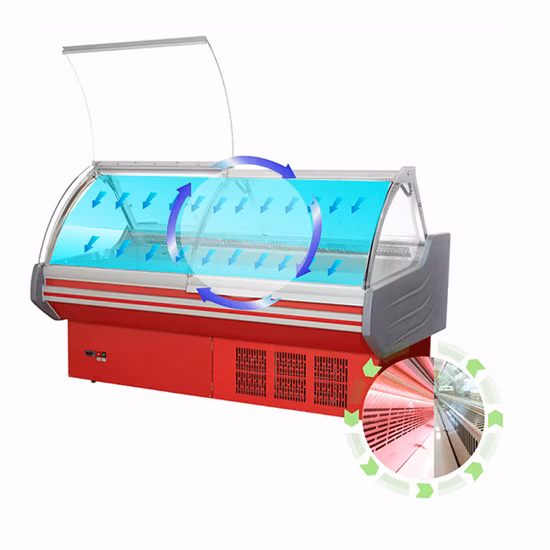Good Quality Fresh Meat Display/Storage Refrigerator Equipment for Butchery Shop Supermarket