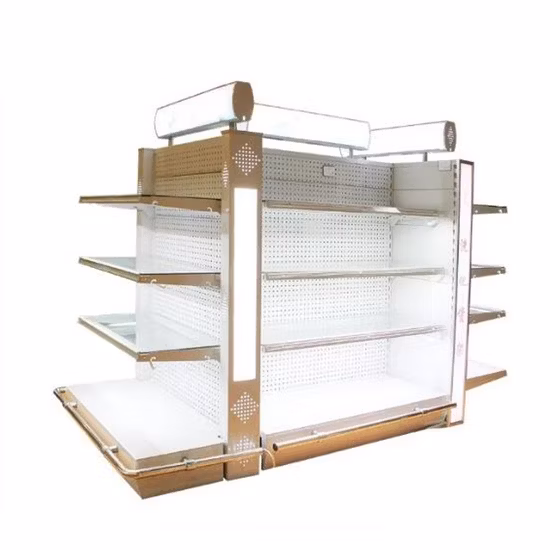 Présentoir de produits cosmétiques avec miroirs