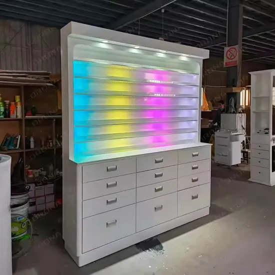 Présentoir de vernis à ongles étagère de vitrine de vernis à ongles pour présentoir de magasin de soins de la peau cosmétique présentoir de beauté présentoir de maquillage