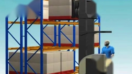 Système de rayonnage d'entrepôt Rayonnage à palettes double profondeur robuste
